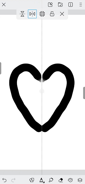 《画世界》对称工具使用教程 《画世界》对称工具使用教程